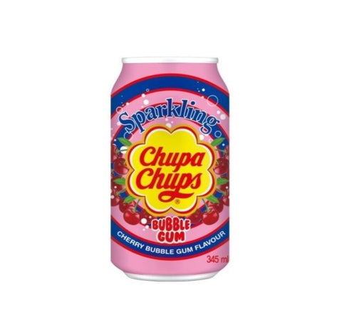 CHUPA CHUPS 泡泡糖樱桃味苏打水 345ml Drink Bubble Gum Cherry