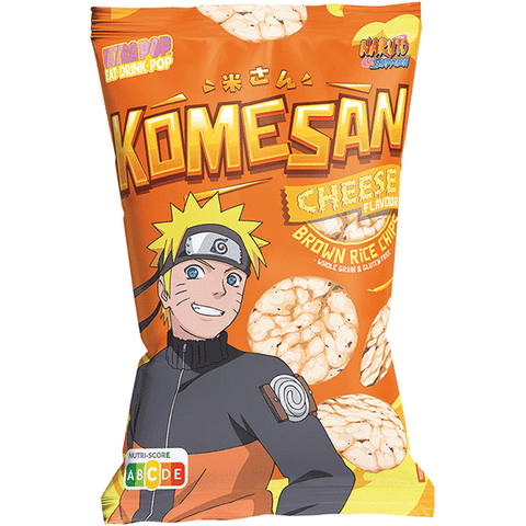 Komesan Naruto Uzumaki Naruto cheese flavor brown rice chips 60g cheese flavor brown rice chips