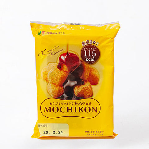 MARUKIN mochikon black syrup soybean powder flavored konjac mochi 118g halal mochikon kuromitsu kinako