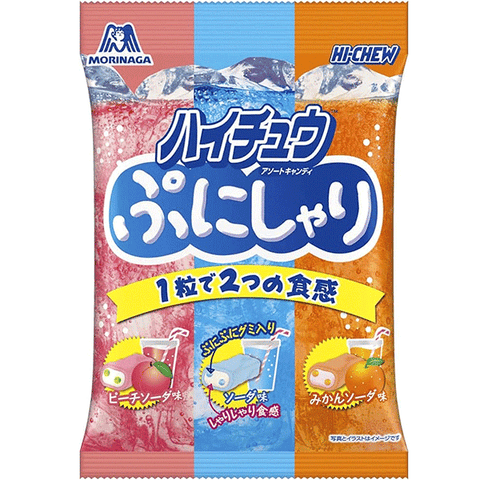 HI-CHEW 气泡水糖综合水果味 86g Hi-Chew soda assortment