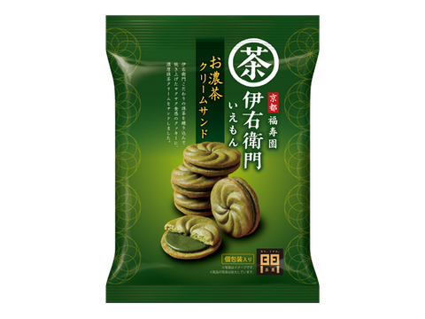 Fukujuen Iyemon matcha voileipäkeksi 119g Iyemon rich matcha cream voileipäkeksi