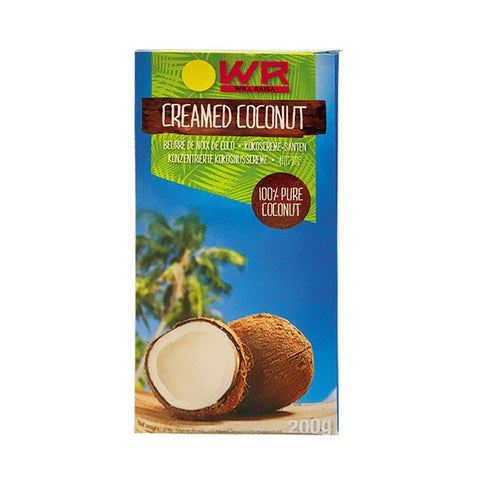 WR Coconut Cream Pure Coconut Milk 200g Creamed Coconut