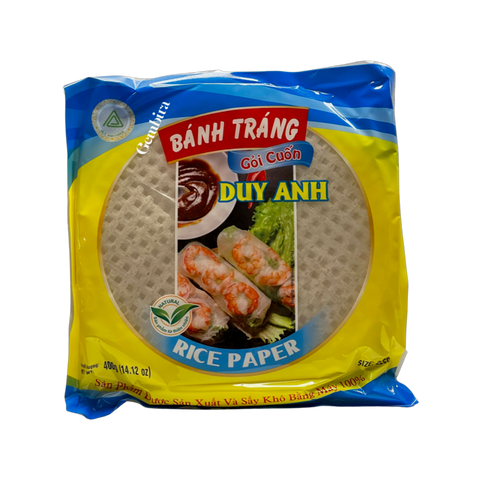 AUY ANH rice wrapper/rice paper/Vietnamese spring roll wrapper 22cm 400g