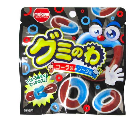 Meji Gum Gummy Ring Cola &amp; Soda 22g