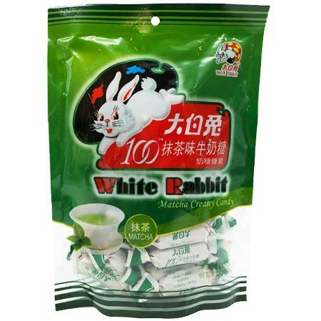 大白兔奶糖抹茶味 150g White rabbit matcha creamy candy BBD:08.01.2024