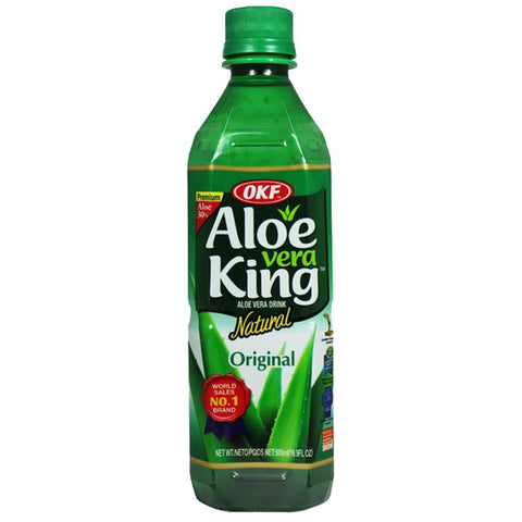 OKF 原味芦荟果汁饮料带果粒  500ml Aloe Vera Drink Original