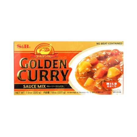 金牌咖喱块 微辣 220g Mild curry paste