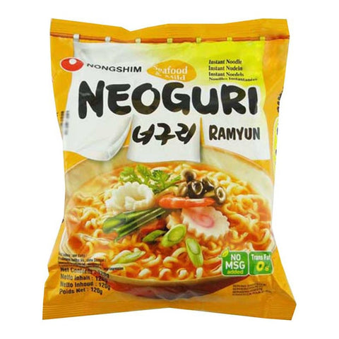 Nongxin Seafood Micro -Spicy ramen 120 g Neoguri mieto