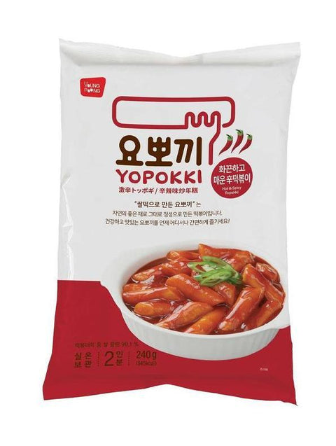 Korean spicy stir-fried rice cake yopokki cup 240g