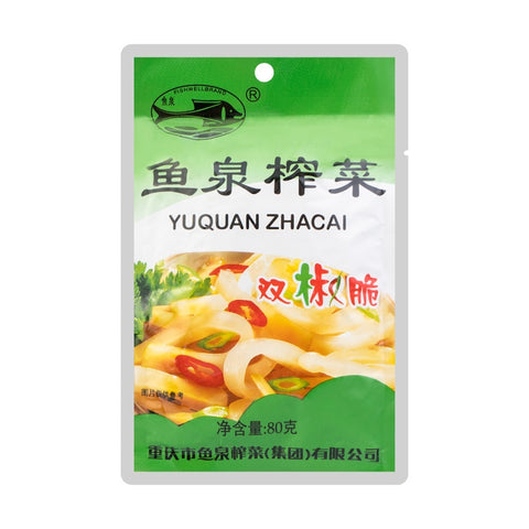 Yuquan Shuangjiao Crispy mustard 80g