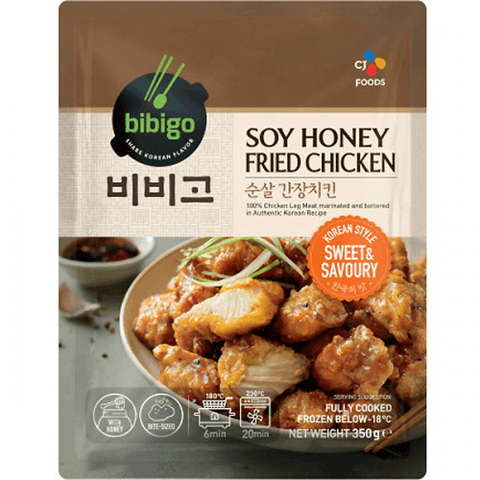 BIBIGO 韩式吮指炸鸡蜂蜜酱油味 350g Korean Style Soy Honey Fried Chicken