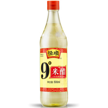 Hengshun 9 ° white rice vinegar 500ml Rice vinegar