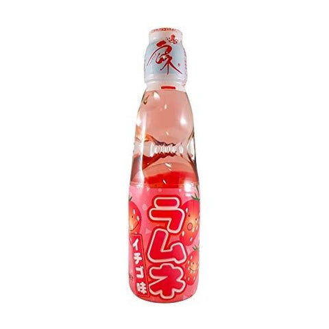 日本弹珠汽水草莓味 200ml Ramune strawberry