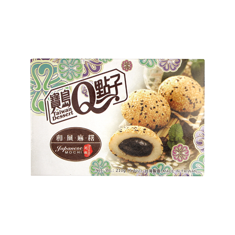 宝岛Q点子和风芝麻麻薯 210g Sesame Mochi