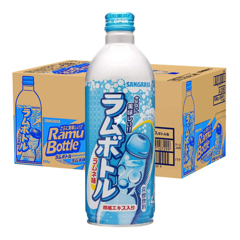 原味金属弹珠汽水 500ml Ramune Bottle Original Soda