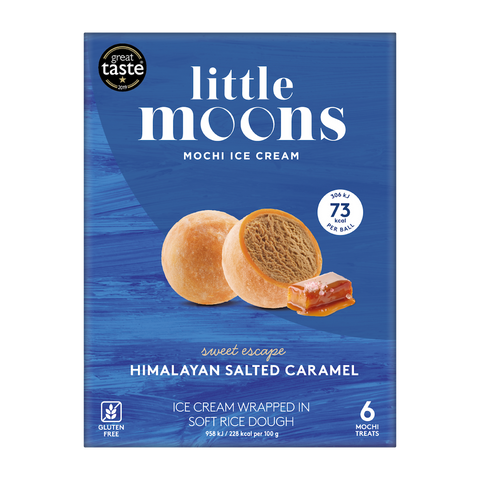 Little moons Himalajan suolakaramelli Mochi -jäätelö 192g suolainen karamelli