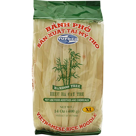 Bamboo brand thick rice noodles 10mm, 400g vermicelli