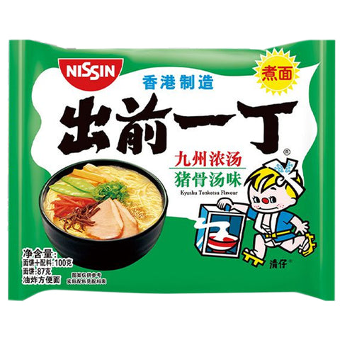 Nissin Kyushu pork bone soup flavor instant noodles 100g