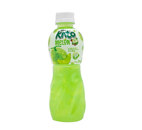 Kato cantaloupe flavor drink with coconut fruit 320ml