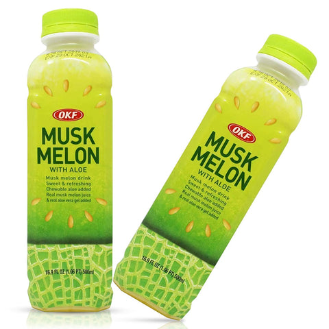 OKF cantaloupe juoma aloe veralla 500ml Myskimelonia