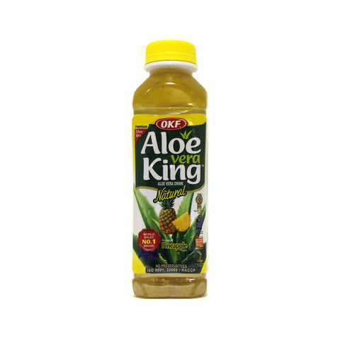 OKF Aloe Vera -mehu sisältää hedelmien ananasmaku 500ml