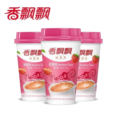 Xiangpiao strawberry flavor milk tea 80g