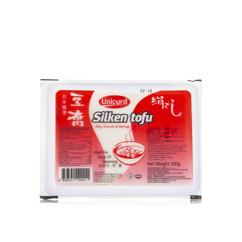 UNICURD 红盒丝绢豆腐，内酯细豆腐 300g Silken tofu red T01