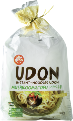 韩国 豆腐 蘑菇味 乌冬面690g Udon Noodle Tofu and Mushrooms