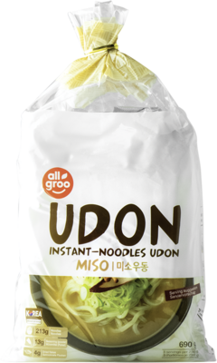 韩国 味增乌冬面 690g 含调料包 Udon Noodle Miso