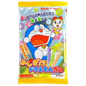 哆啦A梦4口味混合苏打口香糖 16g doraemon chewing gum mix’n match