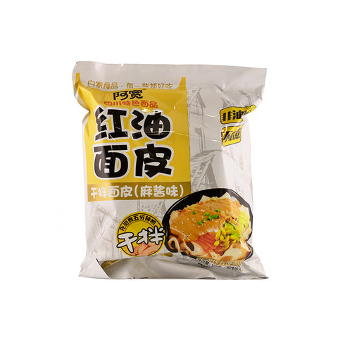 阿宽红油面皮麻酱味 120g Sichuan Broad Noodles Sesam Sauce Flavour