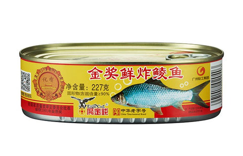 金奖鲜炸鲮鱼罐头184g