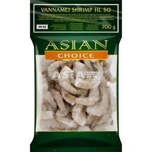 South White Shrimp Fun Beils V/M Shrimp HLSO 26/30, net weight 700g