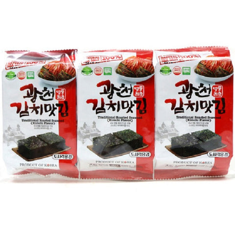 紫菜海苔零食泡菜味 3*4g Roasted seaweed Kimchi flavor