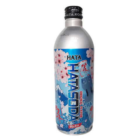 HATA 原味金属弹珠汽水 500ml Ramune Bottle Original Soda