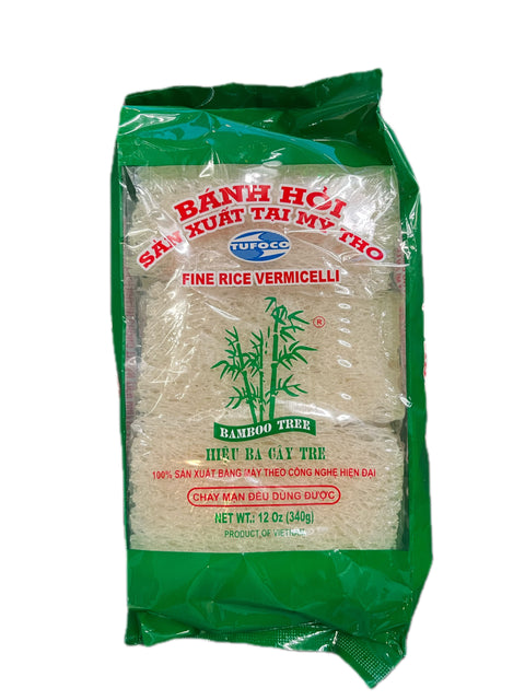Bamboo brand thick rice noodles 10mm, 400g vermicelli