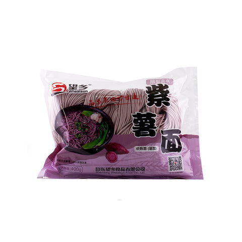 WHEATSUN purple sweet potato noodle (fresh noodles) 400g