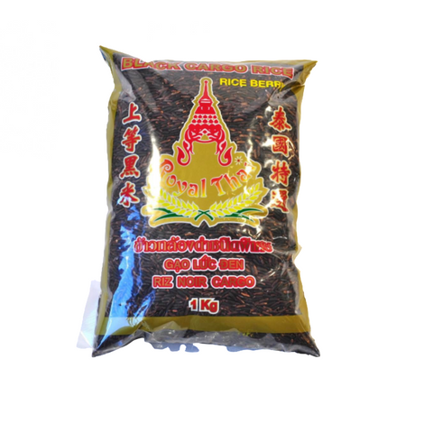 Thaimaan ylivoimainen musta riisi 1kg musta lastin riisi