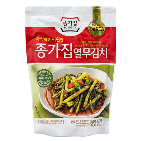 Korea Zongjianen radish leaf kimchi 500g Yeolmu Kimchi