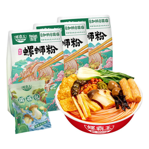 Luobawang Liuzhou snail noodles mushroom flavor 400g