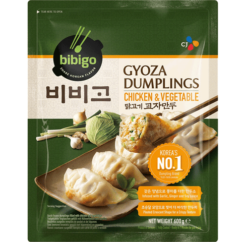 Korean chicken and vegetable fried dumplings 600g Gyoza Chicken Vegetable