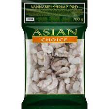 Small black tiger shrimp without head but with shell HLSO 31/40, net weight 700g