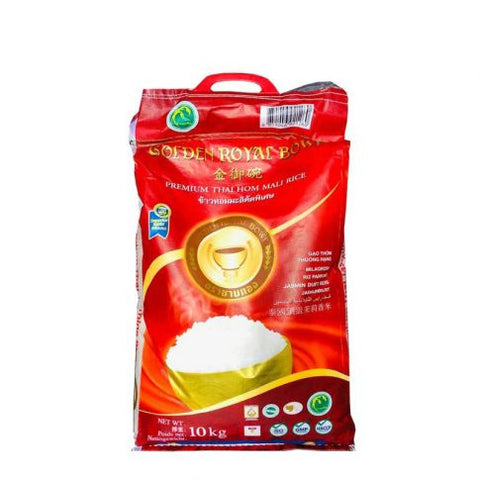 Golden Royal Bowl Thailand's top jasmine rice 10kg is not mailing