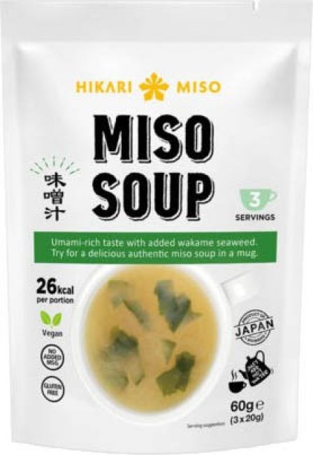 Hikari instant miso soup for three people 60g