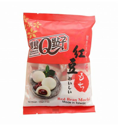 宝岛Q点子和风小果子红豆味 120g Red bean milliet mochi