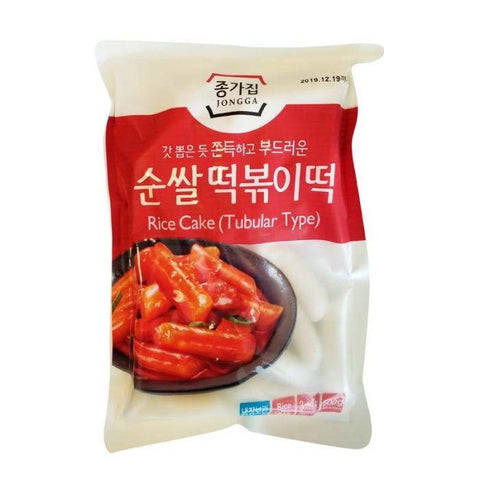 JONGGA Fresh Korean Rice Cake Sticks 500g