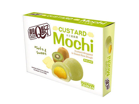 宝岛Q点子卡仕达猕猴桃味麻薯 168g Custrad mochi kiwi