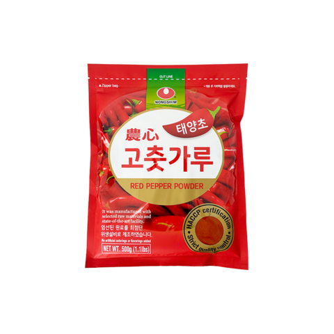 Nongshim Korean red chili pepper powder (coarse) 500g 