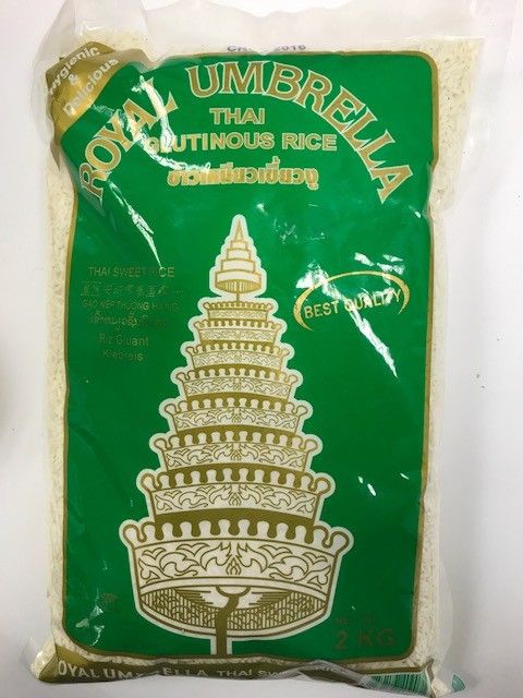 Royal Umbrella brand white glutinous rice 1kg