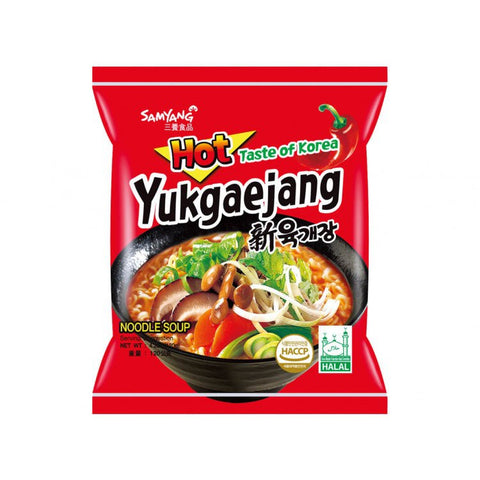 三养辣香菇面 120g Instant Noodles Yukgaejang Hot Mushroom
